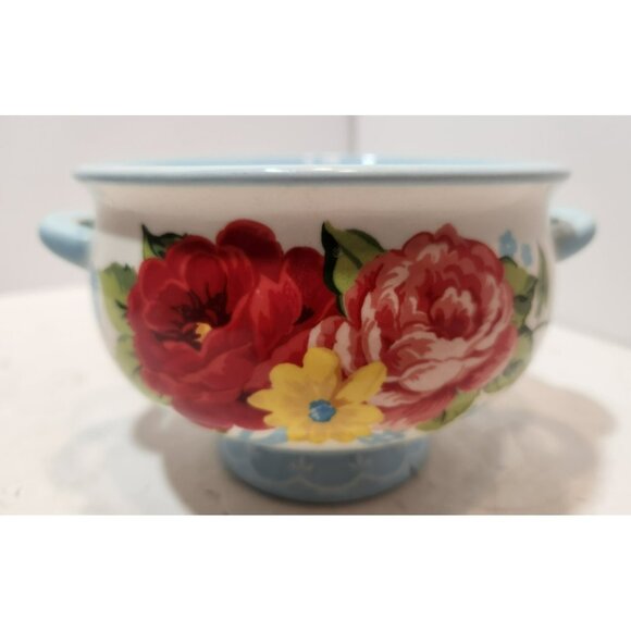 4 Pioneer Woman Floral Medley 20oz Soup Bowls Set of 4 - Picture 13 of 15